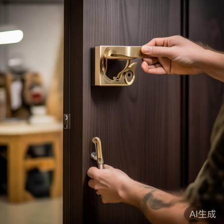 安装门把手,美观又实用