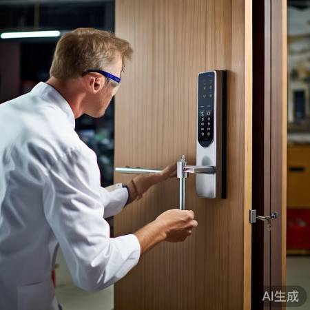 安装门锁步骤五