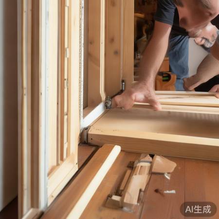 “门框固定，请友协助”