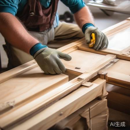 螺丝钉连接门体，防盗又精密