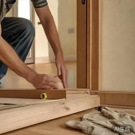 安装门框步骤五