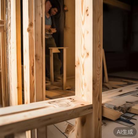 安装门框步骤完成