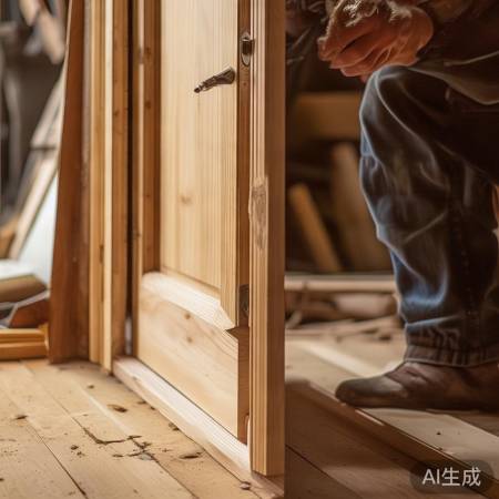 安装门扇步骤四