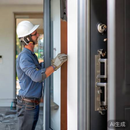 铝合金防盗门安装技巧