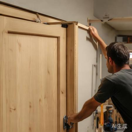 细致安装门框门扇