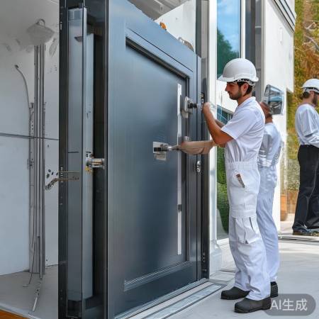 “选防盗门，比口碑，保安全”