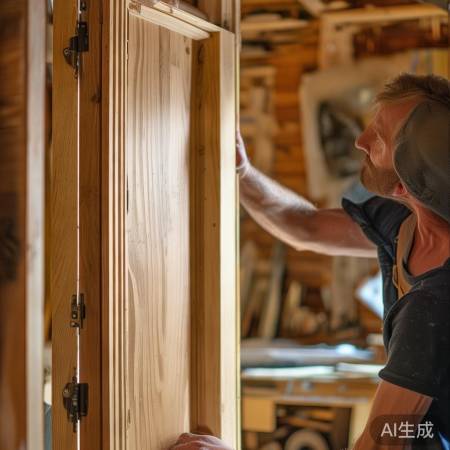 安装门扇步骤二