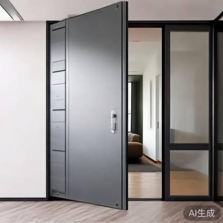 铝合金防盗门，美观实用安装法