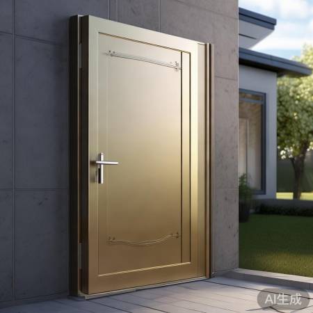 “铝合金门，坚固美观，守护家园