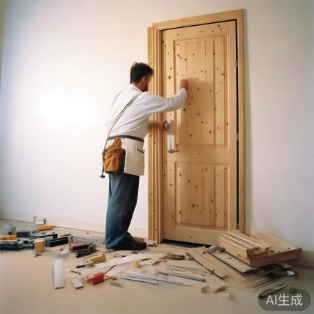 专业师傅安装门